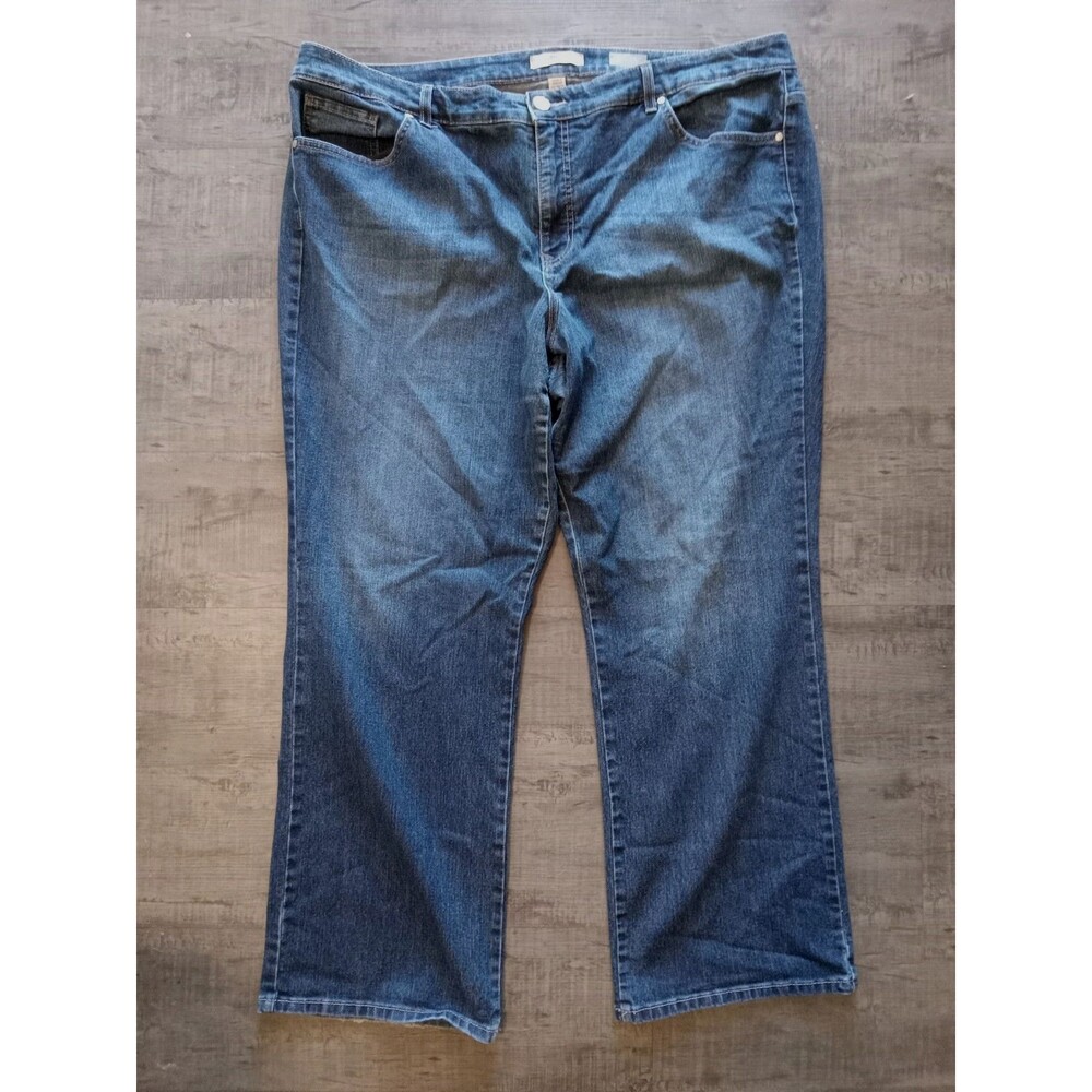 Nine West Vintage Boho Bootcut Women's Mid-Wash Jeans Size 36/22W